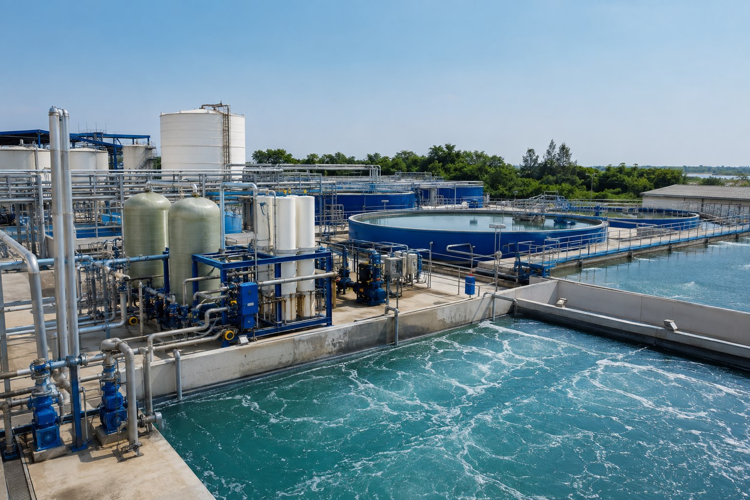 ETP, STP and industrial recycling plant
