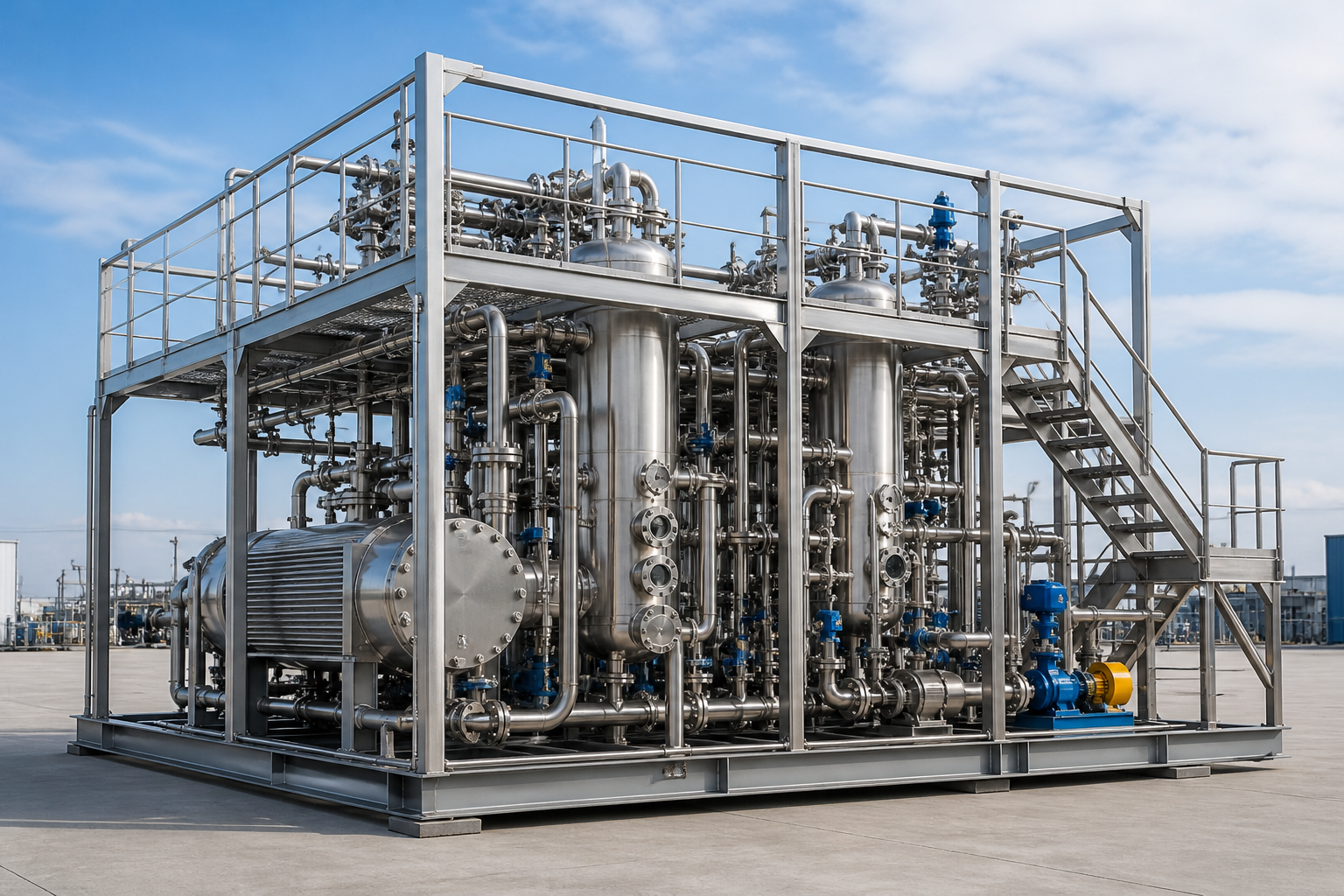 High-resolution custom fabricated process equipment
